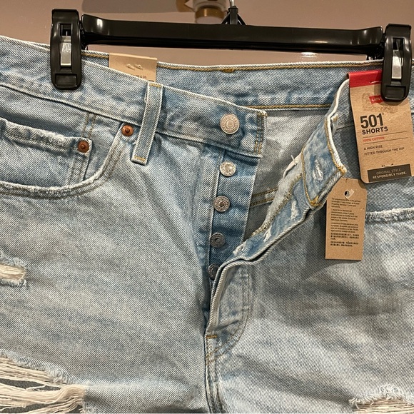Levi’s 501 Denim Shorts 31 - Picture 4 of 7